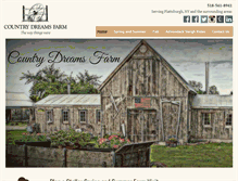 Tablet Screenshot of countrydreamsfarm.com